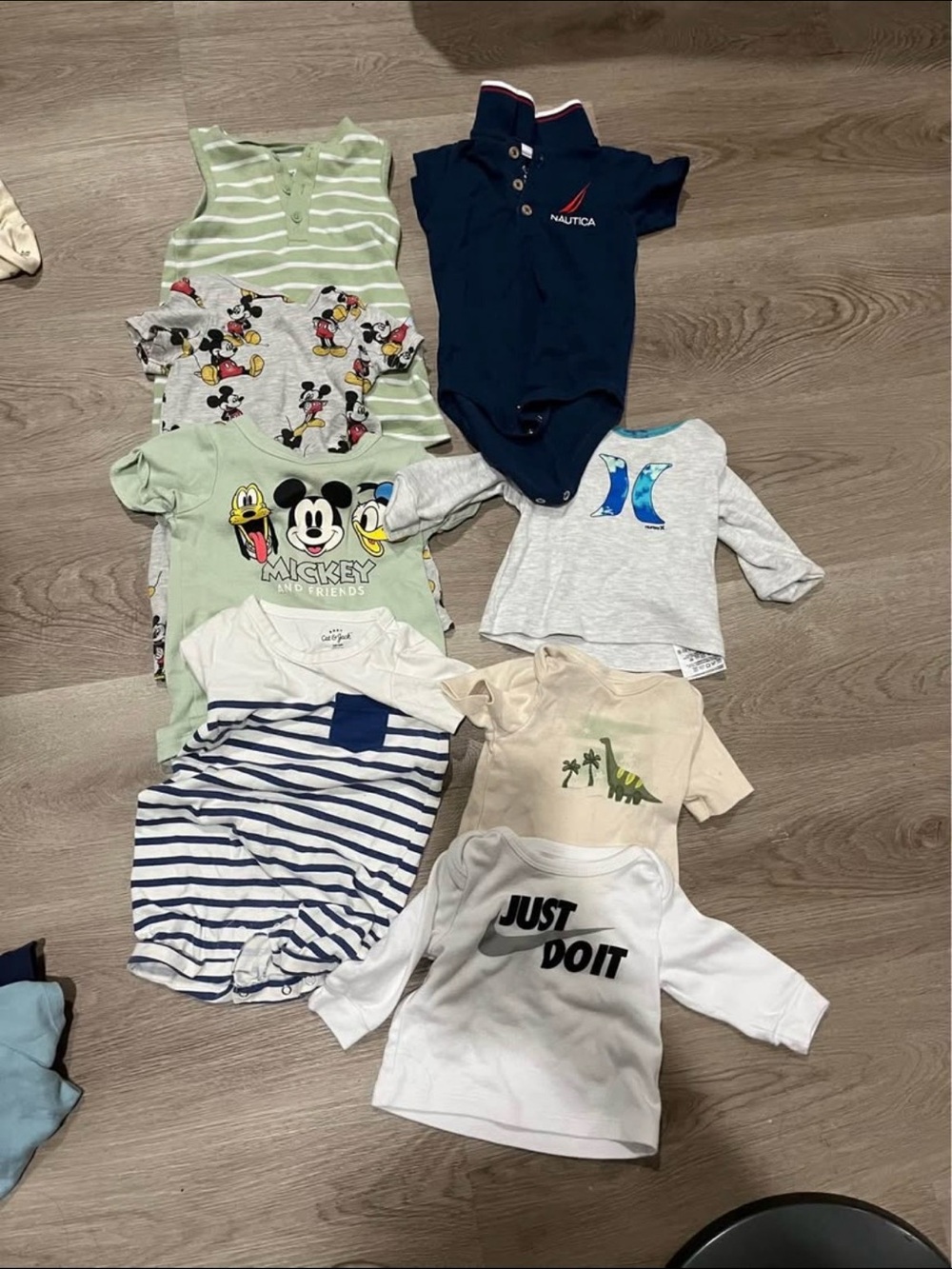 Kids tops selection